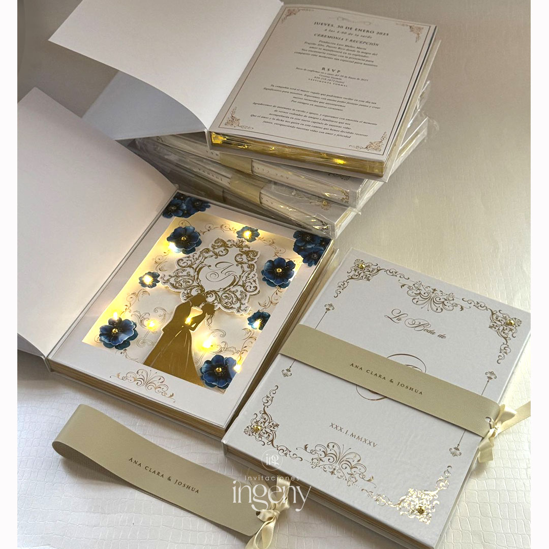 Modelo Libro de Bodas con Luz