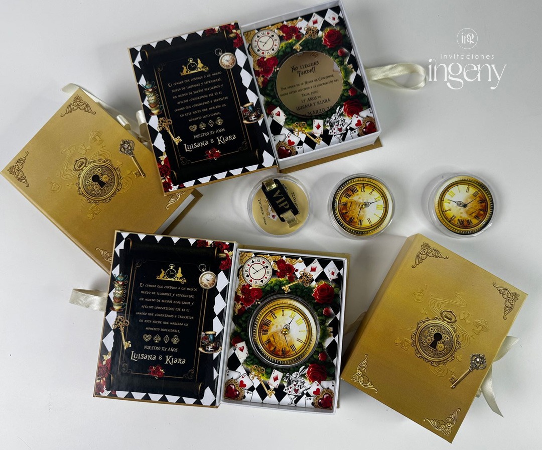 Caja Alicia Con Pulsera