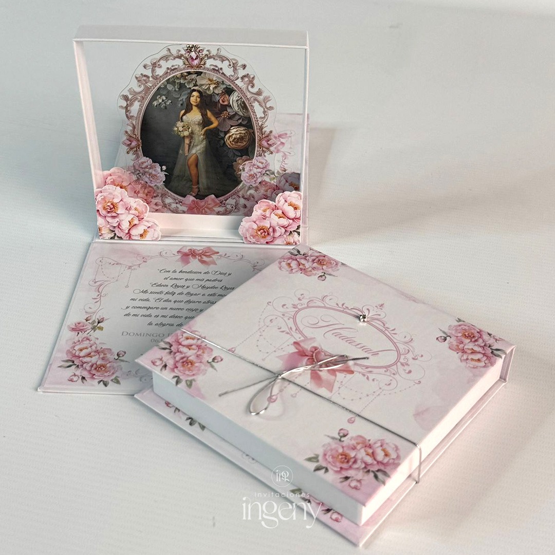 Modelo Invitación Caja PoUp