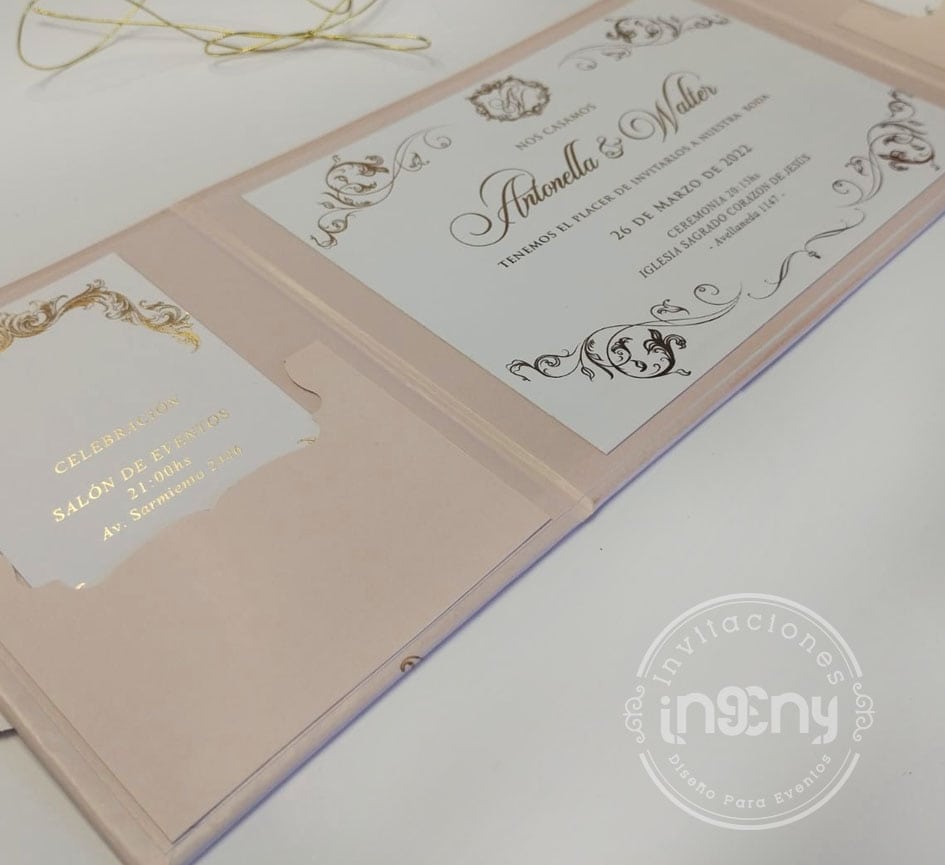 Modelo Triptico Versalles Boda