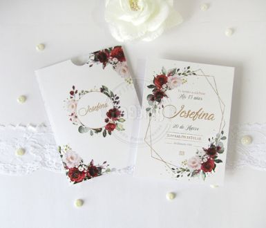 Invitacion Mariposa Colgante